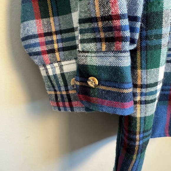 Backpacker Sportswear Men's VINTAGE Long Sleeve Plaid Flannel Button Shirt XXL - Picture 2 of 13